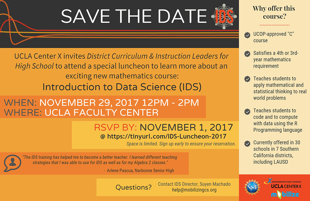 IDS Luncheon at UCLA Nov. 29