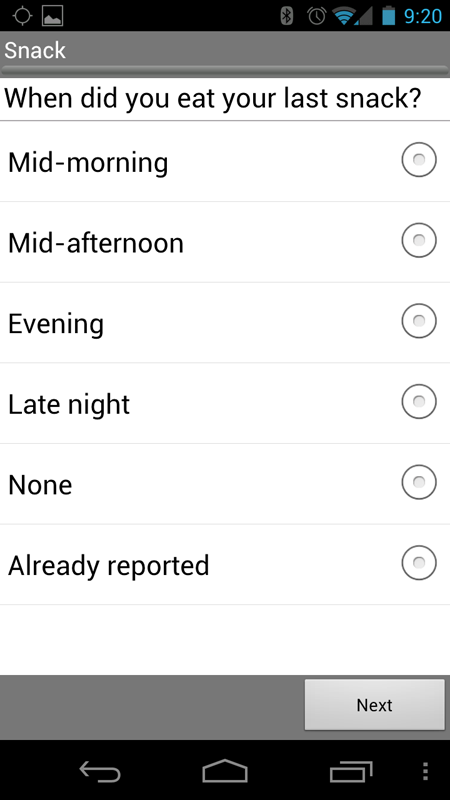 Mobile Application Survey Mobile Application Survey